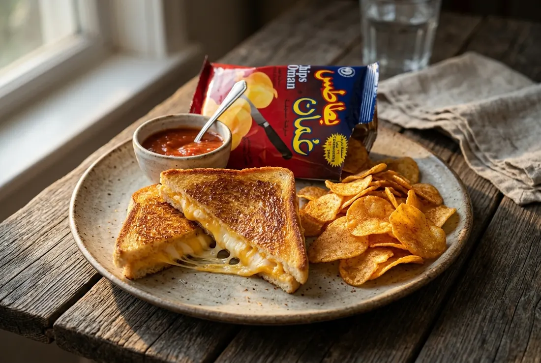 Grilled Cheese with Chips